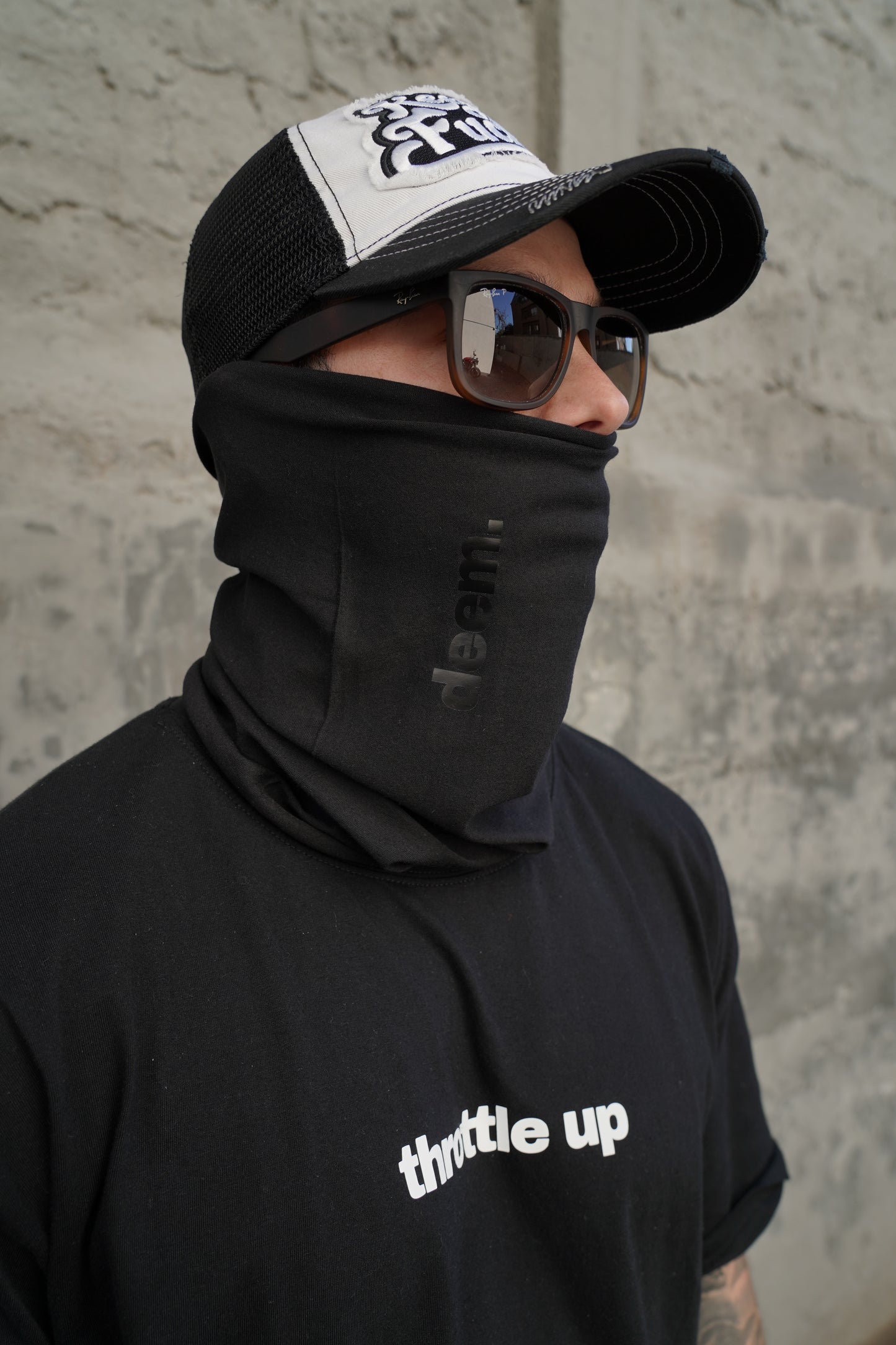 Bandana Deem Midnight (Negra con Deem Negro)