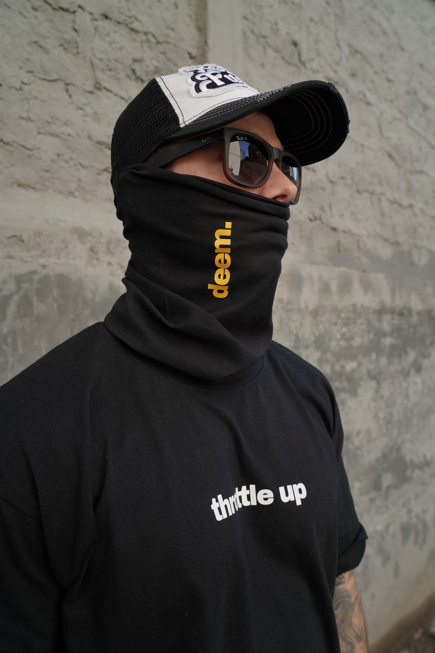 Bandana Deem Yellowflash (Negra con Deem Amarillo)